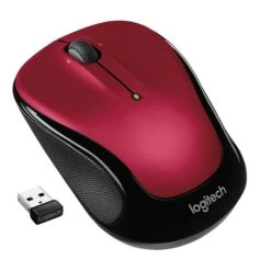 Logitech M325 Wireless Optical Mouse, Red (910-002651)