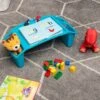 Mind Reader Sprout Collection 22.25? X 10.75? Plastic Kids' Lap Desk With Side Storage Pockets, Blue (KIDLAP-BLU)