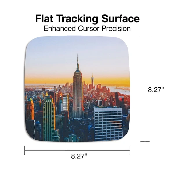 Quill Brand® Fashion Mouse Pad, Cityscape - Image 2