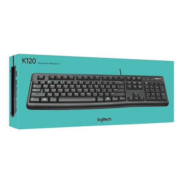 Logitech K120 Keyboard For EDU Wired, Black (920-010015) - Image 6