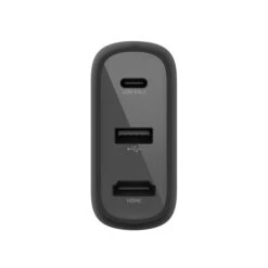 Belkin CONNECT 46.5W Multi-Port, Power Hub For USB Type-C Laptop Or Nintendo Switch, Black (AVC010ttBK)
