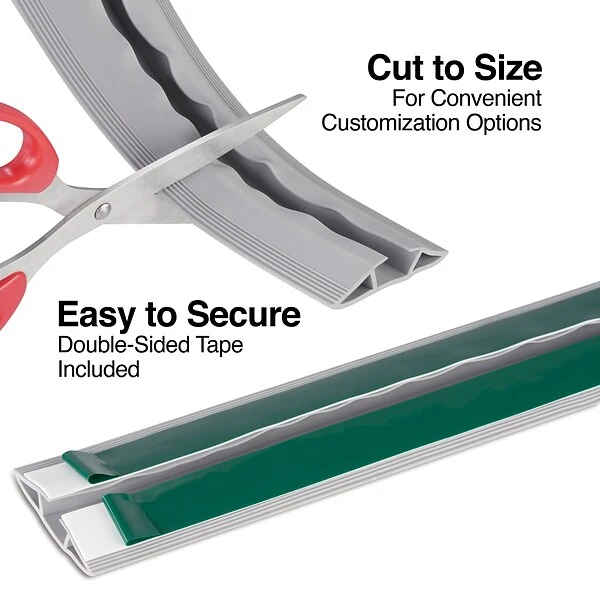 6' Cord Cover Cable Protector, Gray - Image 4