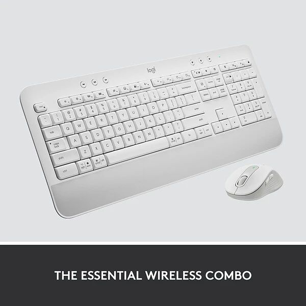 Logitech Signature MK650 Combo For Business Wireless Mouse And Keyboard, Off-White (920-011018) - Image 4