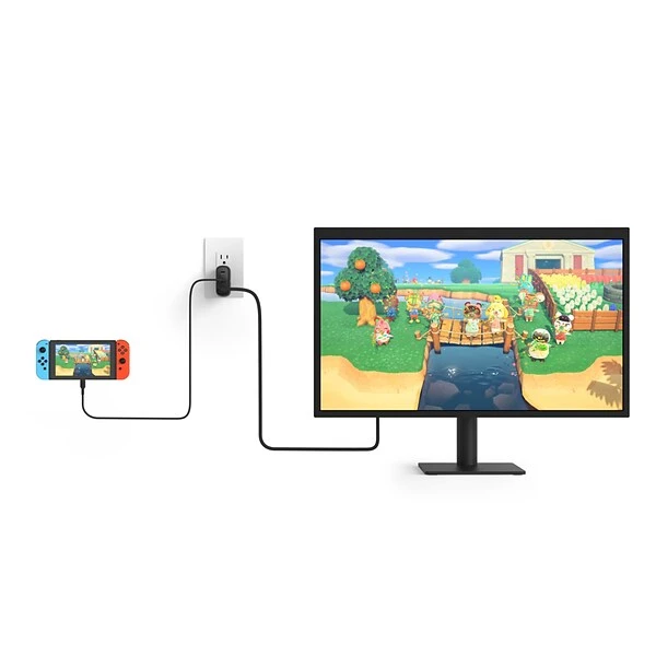 Belkin CONNECT 46.5W Multi-Port, Power Hub For USB Type-C Laptop Or Nintendo Switch, Black (AVC010ttBK) - Image 6