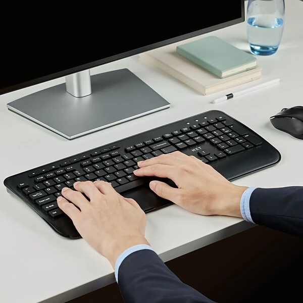 NXT Technologies™ Wireless Keyboard And Optical Mouse Combo, Black (NX60883) - Image 4