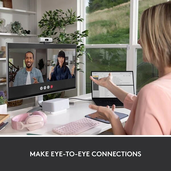 Logitech Brio 500 HD Webcam, 4 Megapixels, Off-White (960-001427) - Image 8