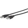 Comprehensive® 3' USB 2.0 A Male To A Female Cable; Black