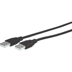 Comprehensive® 3' USB 2.0 A Male To A Female Cable; Black