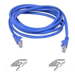 Belkin A3L791-15-BLU-S 15' CAT-5e Snagless Patch Cable, Blue119