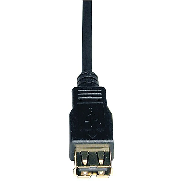 Tripp Lite 10' USB 2.0 Type A Male To Type A Female Extension Cable, Black