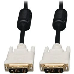 Tripp Lite 10' DVI Dual Link TMDS Cable, Black/White