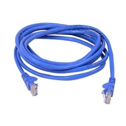 Belkin A3L791-75-BLU-S 75' CAT-5e Snagless Patch Cable; Blue