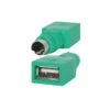 Startech GC46FM Female USB Mouse To Male PS/2 Replacement Adapter; Green