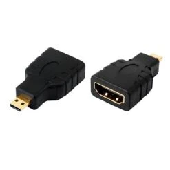 4XEM™ HDMI A Female To HDMI Micro Male Adapter, Black