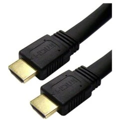 4XEM™ 15' Flat HDMI Audio/Video Cable, Black