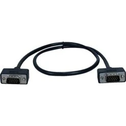 QVS CC388M1-15 15' VGA Cable, Black