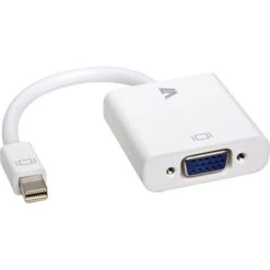 V7® Mini Displayport Male To HD-15 Female VGA Adapter; White