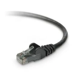 Belkin™ 15' Cat6 RJ45/RJ45 Snagless Duplex Patch Cable; Black