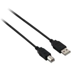 V7® 10' USB 2.0 A/B Male USB Cable; Black