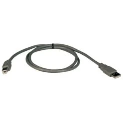 Tripp Lite 3' USB 2.0 A Male To B Male USB Cable; Gray