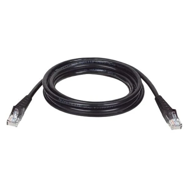 Tripp Lite 15' Cat5e RJ45/RJ45 Snagless Molded Cable; Black
