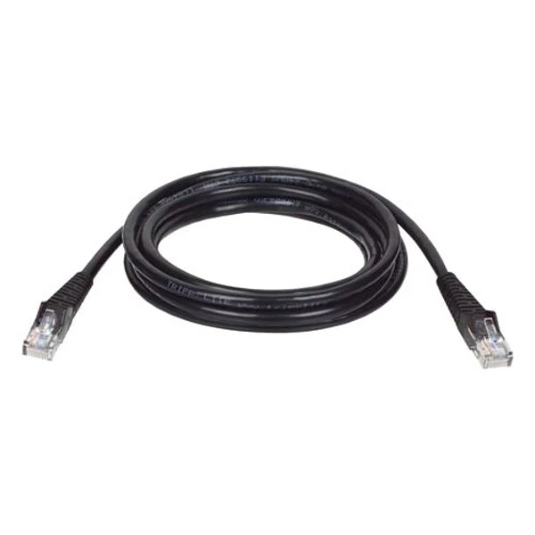 Tripp Lite 30' Cat5e RJ45/RJ45 Snagless Molded Cable; Black