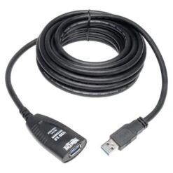 Tripp Lite 16' USB 3.0 A/A Male/Female Super Speed Active Extension Cable; Gray