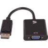 V7® DisplayPort Male To HD-15 Female VGA Adapter; Black
