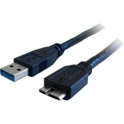 Comprehensive® Standard Series 3' USB 3.0 A Male To Micro B Male USB Cable; Black
