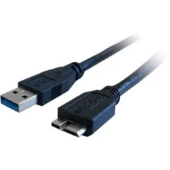 Comprehensive® Standard Series 6' USB 3.0 A Male To Micro B Male USB Cable; Black