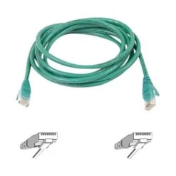 Belkin™ 25' Cat6 RJ45/RJ45 Snagless Duplex Patch Cable; Green