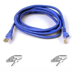 Belkin™ 6' Cat6 RJ45/RJ45 Snagless Duplex Patch Cable; Blue