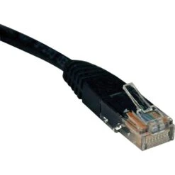 Tripp Lite 1' Cat5e RJ45/RJ45 Molded Cable; Black
