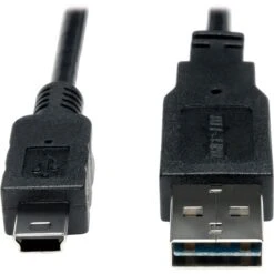 Tripp Lite 6' USB 2.0 A Male To USB 2.0 5-pin Mini B Male USB Cable; Black