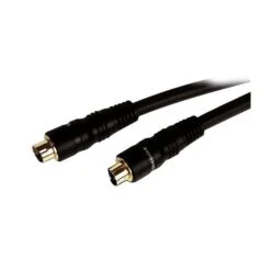 Comprehensive® 3' Pro AV/IT Series 4-Pin Plug To Plug S-Video Cable; Black