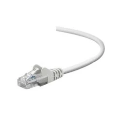 Belkin™ 15' Cat5e RJ45/RJ45 Snagless Duplex Patch Cable; White