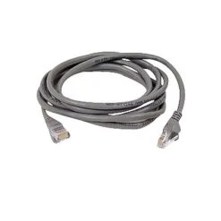 Belkin™ 2' Cat5e RJ45/RJ45 Snagless Duplex Patch Cable; Gray