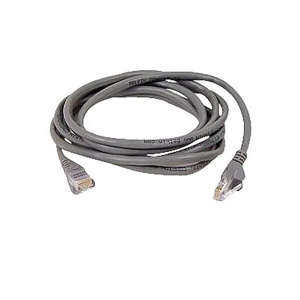 Belkin™ 2' Cat5e RJ45/RJ45 Snagless Duplex Patch Cable; Gray
