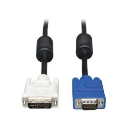 Tripp Lite 6' DVI-A Male To HD-15 Male VGA Cable; Black