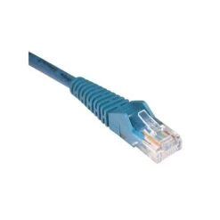 Tripp Lite 1' Cat5e RJ45/RJ45 Snagless Molded Cable; Blue