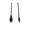 Tripp Lite 6' 3.5mm M/F Mini-Stereo Audio Extension Cable; Black