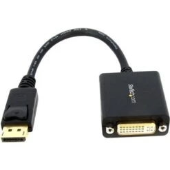 Startech 6" DisplayPort To DVI Video Adapter Converter; Black