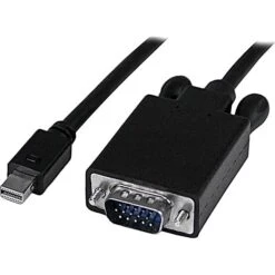 Startech 3' Mini DisplayPort To VGA Adapter Converter Cable; Black
