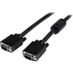 Startech 30' HD15M To HD15M Coax High Resolution Monitor VGA Cable; Black
