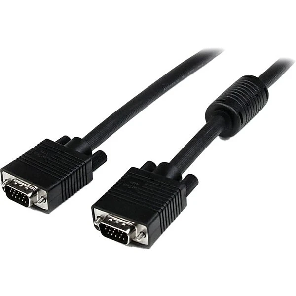 Startech 30' HD15M To HD15M Coax High Resolution Monitor VGA Cable; Black