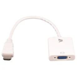V7® 9.6" HDMI To VGA Adapter Cable; White