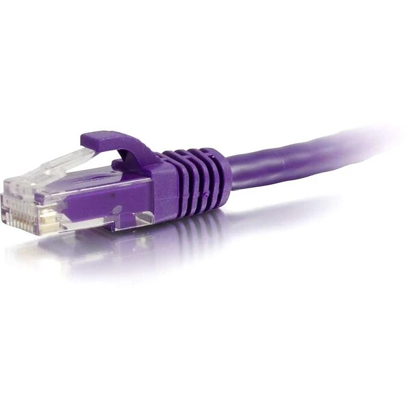 C2G® 7' Cat5e Snagless UTP Network Patch Cable; Purple