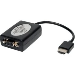 Tripp Lite® HDMI/VGA + Audio Adapter With 6" Cable; Black