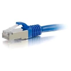 C2G® 5' Cat6 RJ-45 Male/Male Snagless Shielded (STP) Network Patch Cable, Blue