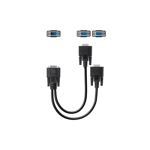 Belkin™ 1' VGA Male/Female Video Cable; Black